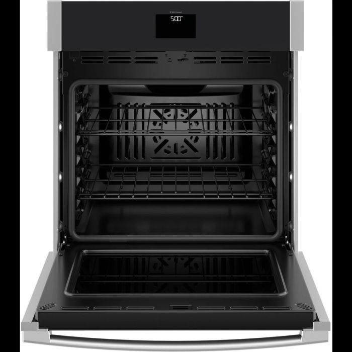 Four mural  GE JKS5000SVSS Inox   Capacité  4.3 pieds cubes  2600 W Watts  Encastrable largeur 27 pouces
