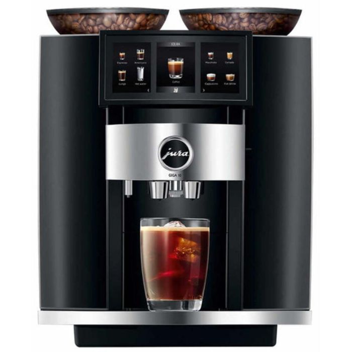 Freestanding Espresso machine Jura  GIGA 10 JU15527  Coffee Bean Capacity (oz) 560 g  Tank Capacity (Gal):2.6 L Installation type Freestanding
