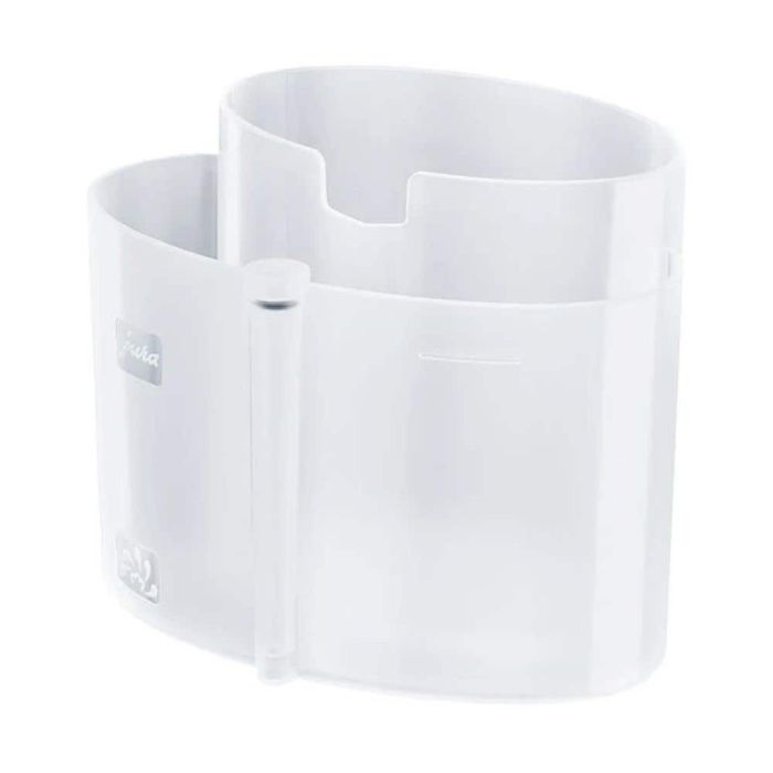 Container for milk system cleaning Jura JU24219 in White showcased by Corbeil Appliances