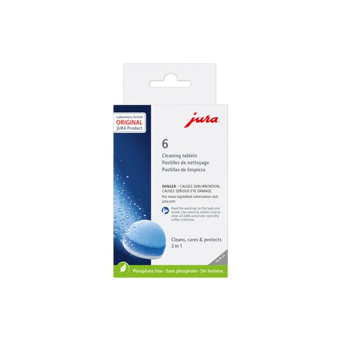 Jura 3-phase-cleaning tablets JU24224  showcased by Corbeil Appliances