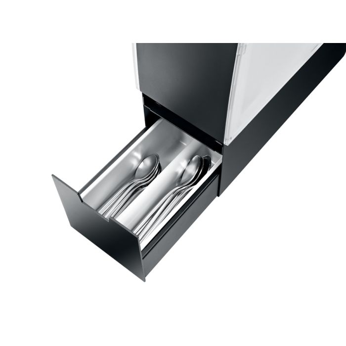 Jura Accessory drawer GIGA JU69867 Black 4 in. in Black showcased by Corbeil Appliances