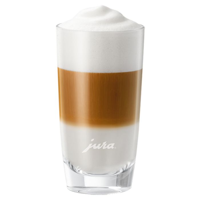 Jura 2 Latte macchiato glass JU71473  showcased by Corbeil Appliances