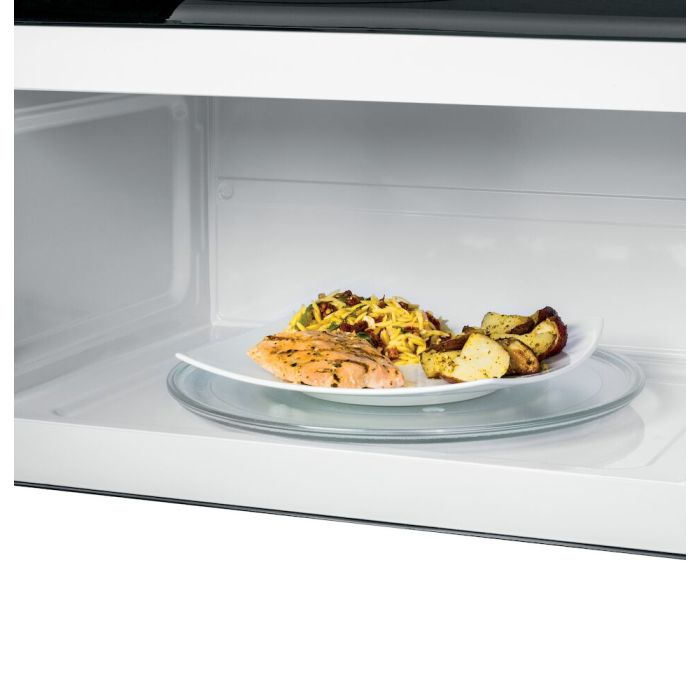 Micro-onde à hotte intégrée 1000 W 1.6 pi. cu. GE JVM1635SFC  Inox Capacité 1.6 pied cubic  puissance 1000 watt  Hotte sous cabinet