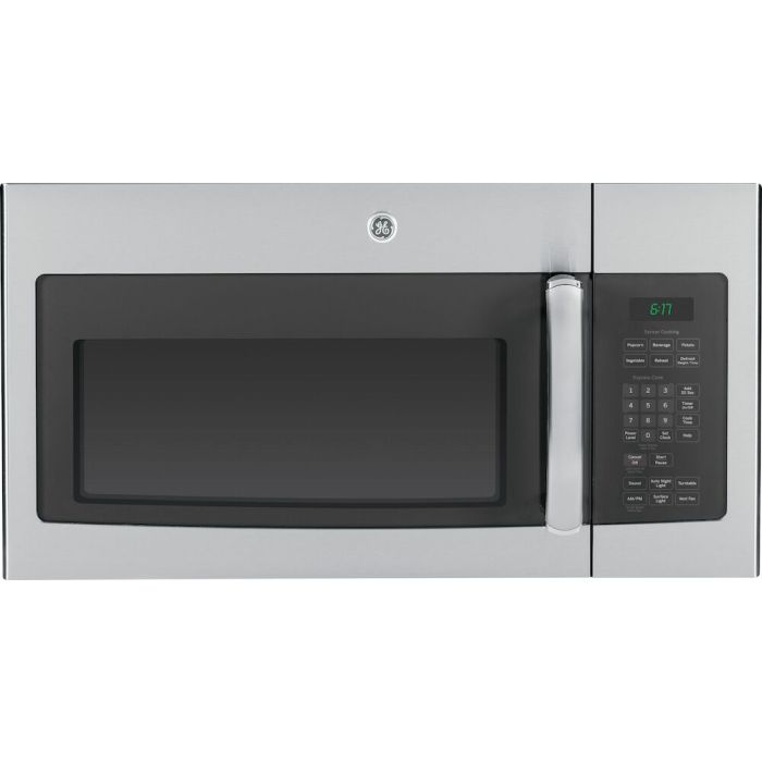 Micro-onde à hotte intégrée 1000 W 1.6 pi. cu. GE JVM1635SFC  Inox Capacité 1.6 pied cubic  puissance 1000 watt  Hotte sous cabinet
