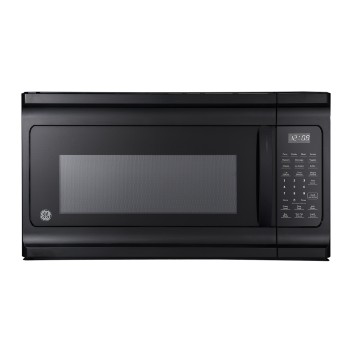 Over the range microwave 1000 W 1.6 cu. ft. GE JVM2160DMBB  Black Capacity 1.6 cubic feet  power 1000 watt  Over the Range