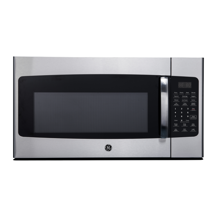 Micro-onde à hotte intégrée 1000 W 1.6 pi. cu. GE JVM2165SMSS  Inox Capacité 1.6 pied cubic  puissance 1000 watt  Hotte sous cabinet