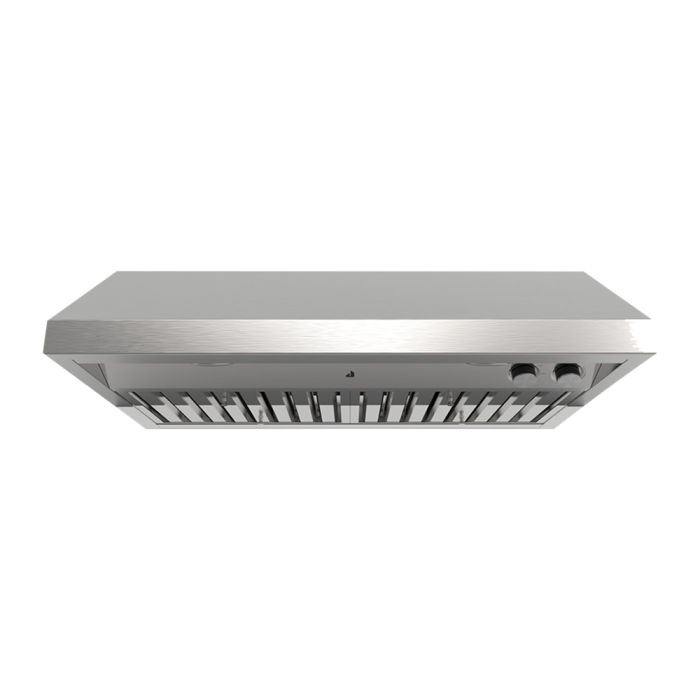 36 In. Under Cabinet Hood  600 Cubic feet per minute JennAir JXU9136HP Stainless  Over the Range  600 cubic feet per minute