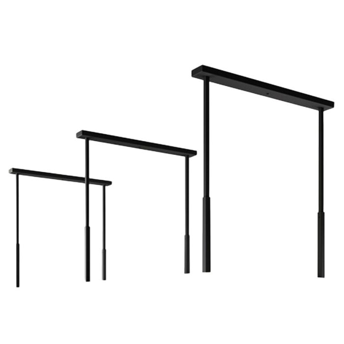 Truss Extension Rod Kit Falmec KACL.748#HF in Black showcased by Corbeil Appliances