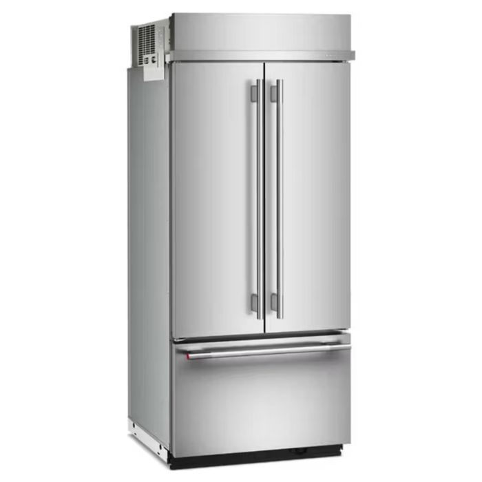 Refrigérateur KitchenAid KBFN536SPS Inox Portes françaises largeur 37 pouces Capacité 20.8 pieds cubes