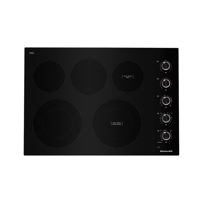 Plaque de cuisson KitchenAid KCES550HBL Vitrocéramique  5 éléments  presenté par Corbeil