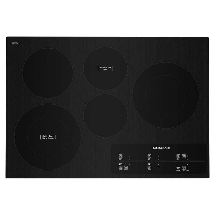 Plaque de cuisson KitchenAid KCES950KBL Vitrocéramique  5 éléments  presenté par Corbeil