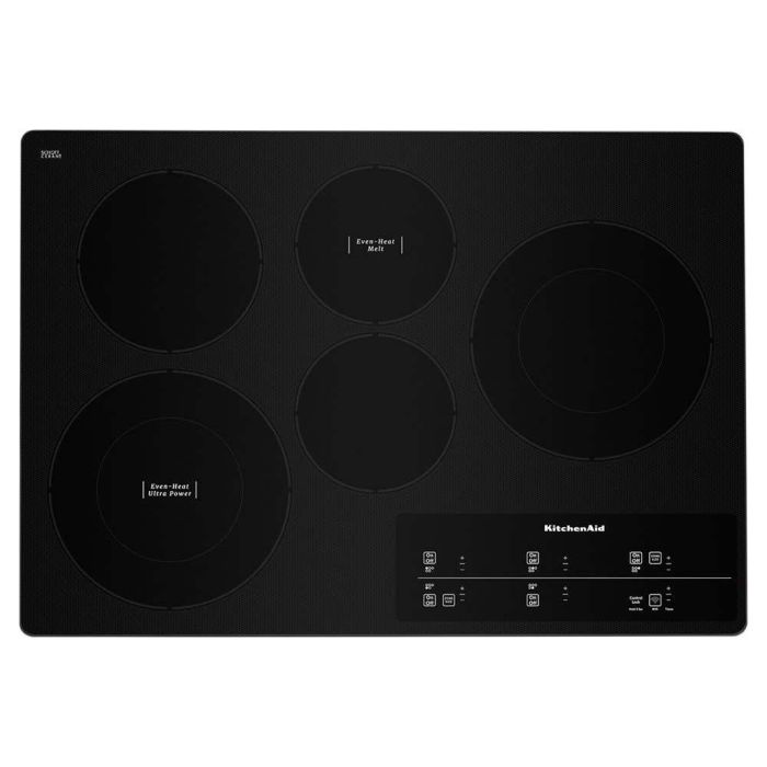 Plaque de cuisson KitchenAid KCES950KSS Vitrocéramique  5 éléments  presenté par Corbeil