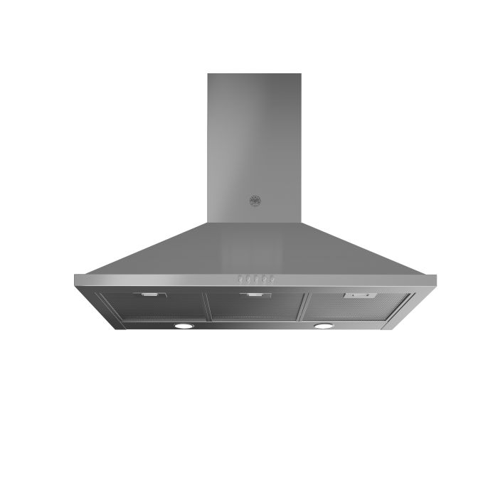 36 In. Chimney Hood  600 Cubic feet per minute Bertazzoni KCH36XV Stainless  Over the Range  600 cubic feet per minute