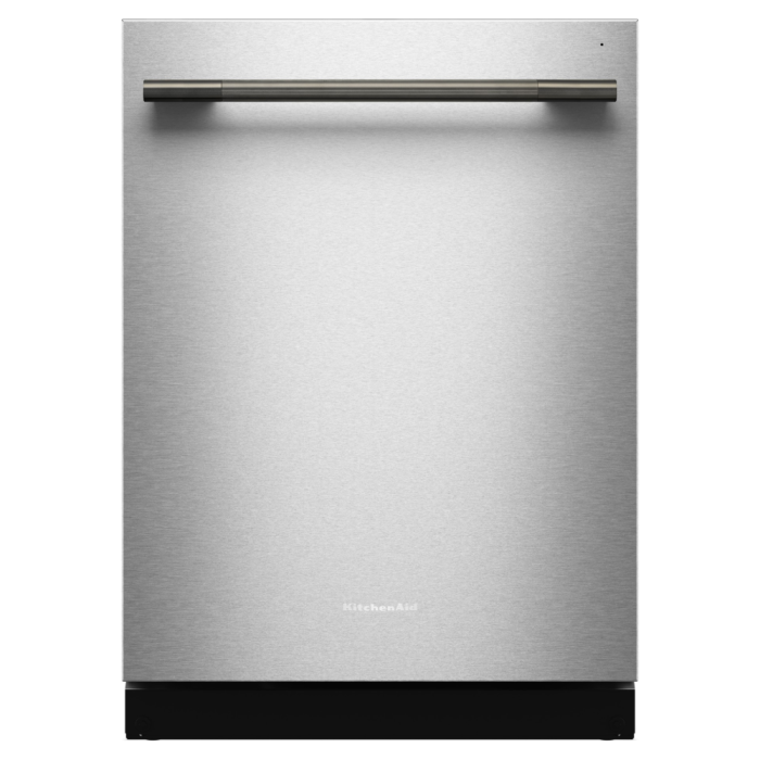 23.94 In. 47 dB Dishwasher KitchenAid KDTS224SPS width 24 inches  47 Decibels  5 cycles  Built-in