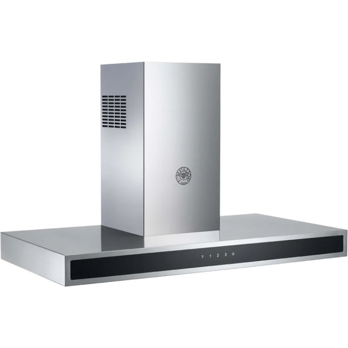 Hotte Cheminée 36 Po. 600 Pieds cubes par minute Bertazzoni KG36CONX Inox Installation Montage mural  600 pieds cubes par minute