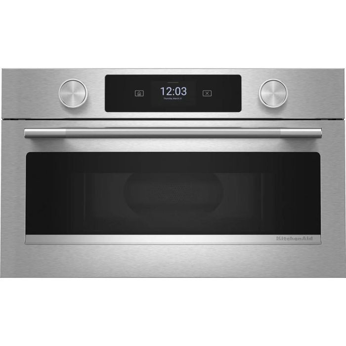 Micro-onde à hotte intégrée 900 W  KitchenAid KMBS727SPS  Inox  puissance 900 watt  Encastrable