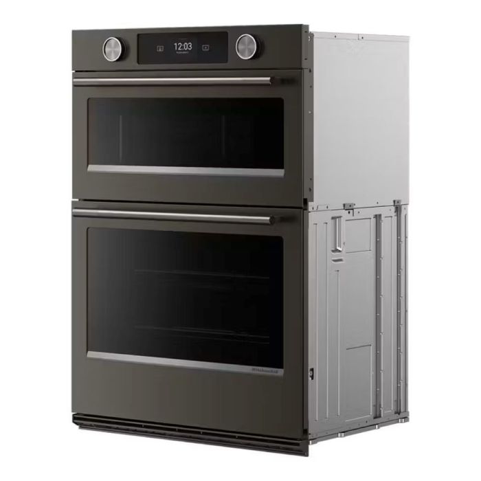 Oven Combo KitchenAid KOEC730SBE  in Black  Oven 1 Steam Self-Clean Built-in width 30