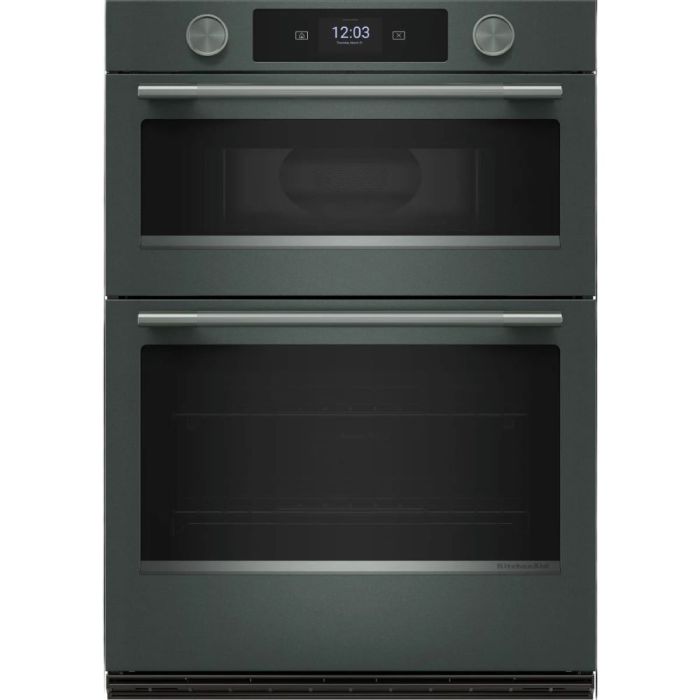 Oven Combo KitchenAid KOEC730SJP  in Green  Oven 1 Steam Self-Clean Built-in width 30