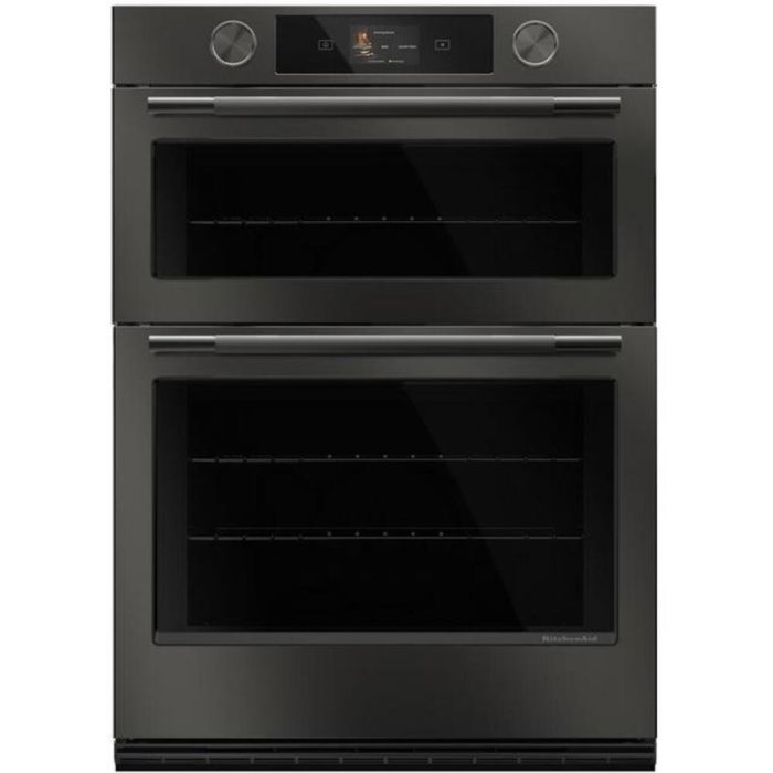 Oven Combo KitchenAid KOEC930SBE  in Black  Oven 1 Steam Self-Clean / Convection Wall-mount width 30