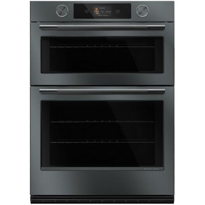 Fours combinés KitchenAid KOEC930SJP en Vert  Four 1 Autonettoyant vapeur / Convection Montage mural largeur 30