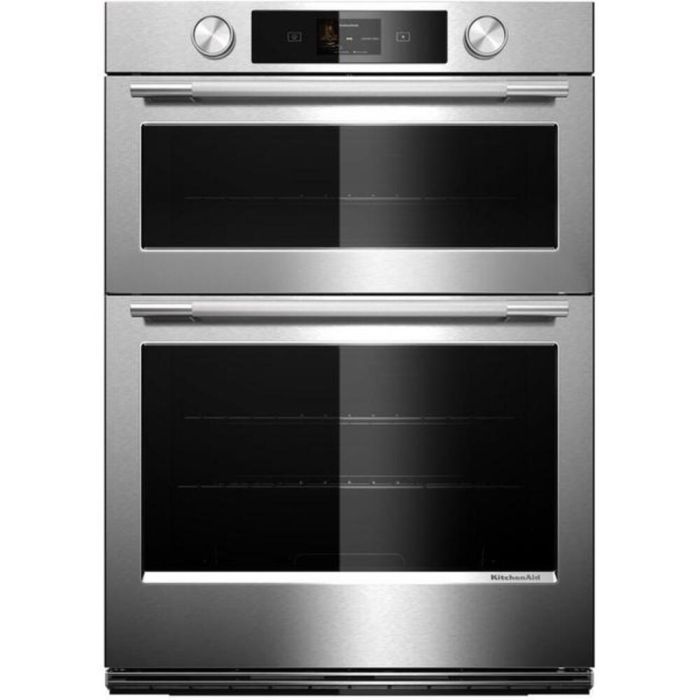 Fours combinés KitchenAid KOEC930SPS en Inox  Four 1 Autonettoyant vapeur / Convection Montage mural largeur 30