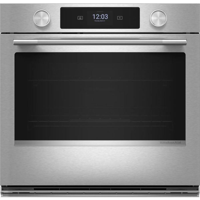 Four mural  KitchenAid KOES727SPS Inox   Capacité  4.3 pieds cubes  2,800 Watts  Encastrable largeur 26 pouces