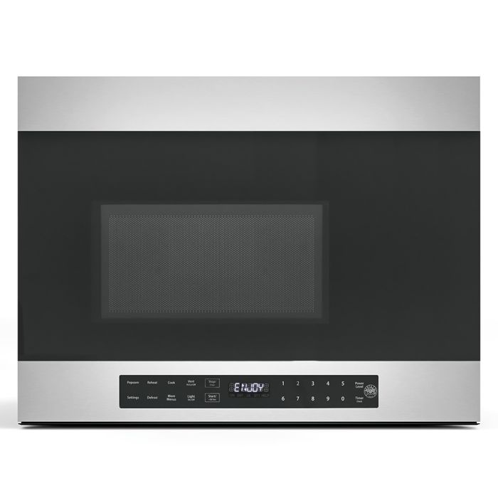 Over the range microwave 1500 W 1.4 cu. ft. Bertazzoni KOTR24MXE  Stainless Capacity 1.4 cubic feet  power 1500 watt  Over the Range