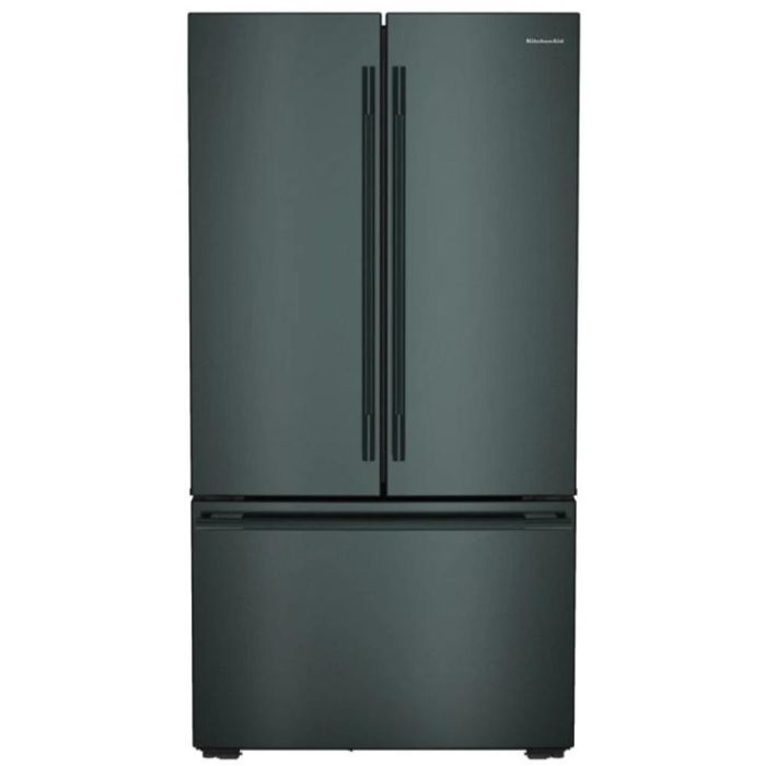 Refrigérateur KitchenAid KRFC236SJP Vert Portes françaises largeur 36 pouces Capacité 24.3 pieds cubes