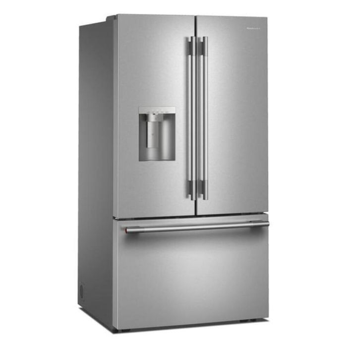 Refrigérateur KitchenAid KRFF436SPS Inox Portes françaises largeur 36 pouces Capacité 30.52 pieds cubes