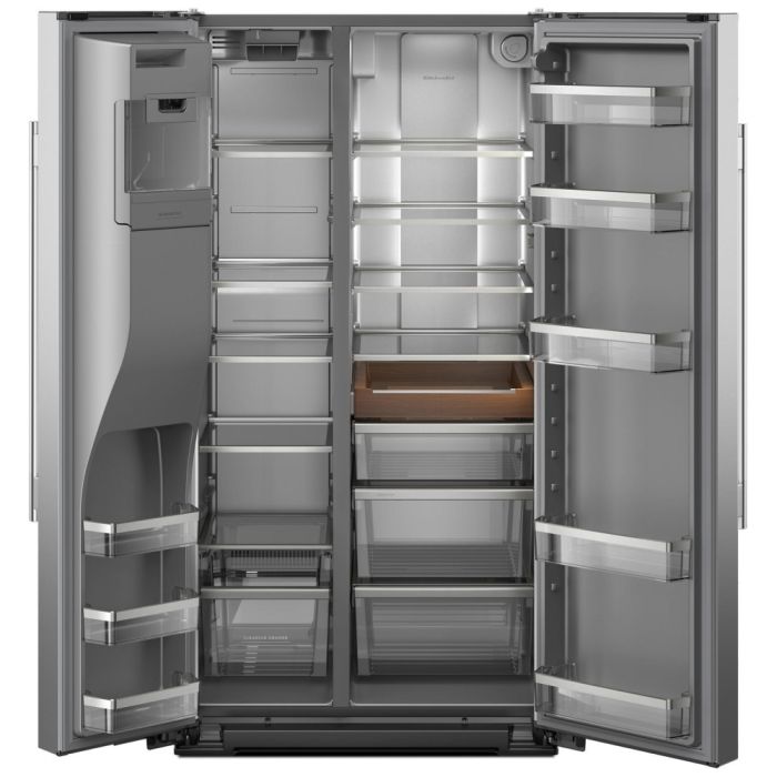 Refrigérateur KitchenAid KRSC536RPS Inox Côte à côte largeur 36 pouces Capacité 20.85 pieds cubes