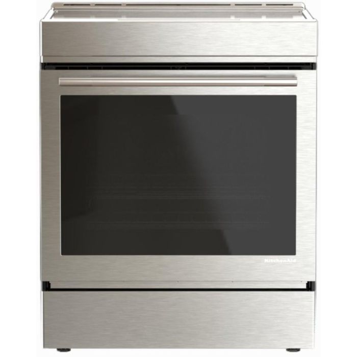 30 In. Induction Range KitchenAid KSIS730TPS  Stainless    Capacity 6.4 cubic feet   Width 30 inches