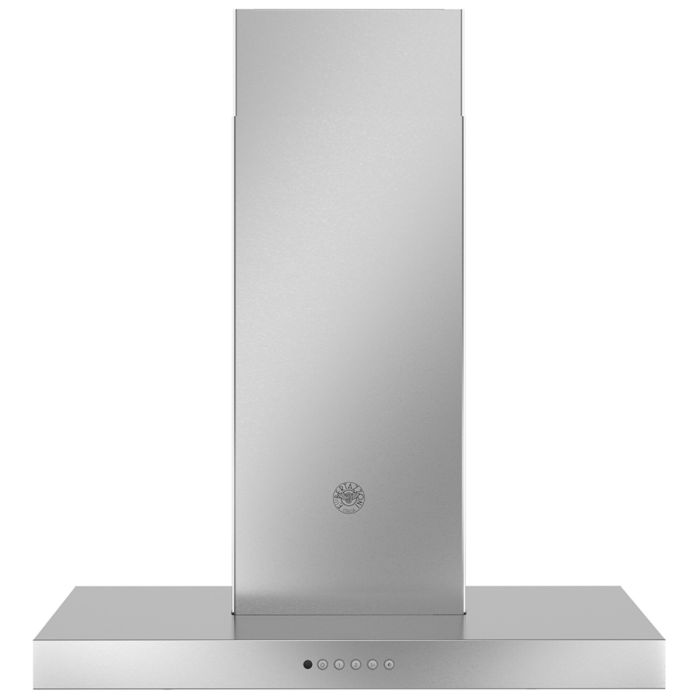 Hotte Cheminée 30 Po. 600 Pieds cubes par minute Bertazzoni KT30XT Inox Installation Montage mural  600 pieds cubes par minute