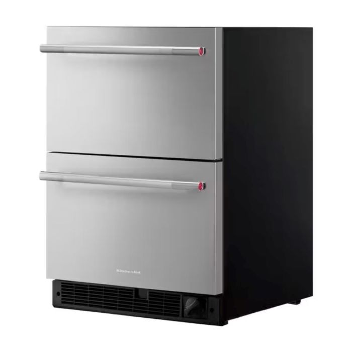 Refrigerator KitchenAid KUCT524SSB Black Stainless   Capacity 4.2 cubic feet Drawer   width 24 inches