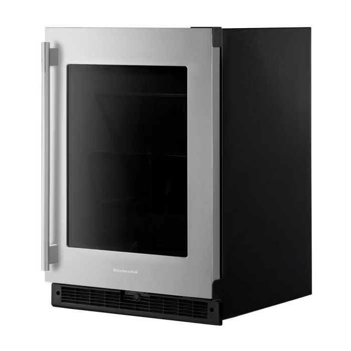 Refrigerator KitchenAid KURR324SSB Black Stainless   Capacity 5.2 cubic feet Freezerless