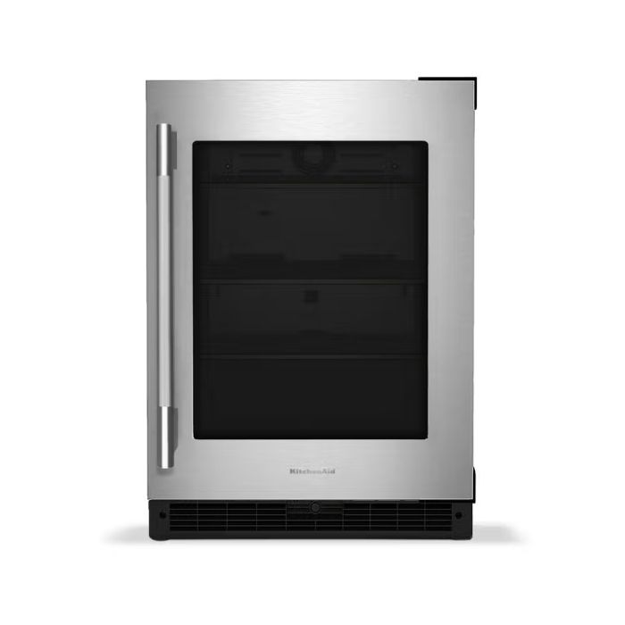 Refrigerator KitchenAid KURR324SSB Black Stainless   Capacity 5.2 cubic feet Freezerless
