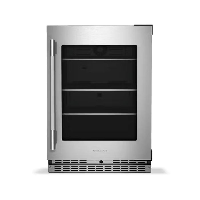 Refrigerator KitchenAid KURR524SPS Black Stainless   Capacity 5.2 cubic feet Freezerless   width 24 inches