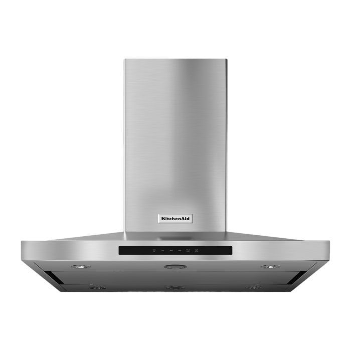 Hotte Cheminée 36 Po. 600 Pieds cubes par minute KitchenAid KVIB606DSS Inox Installation Encastrable  600 pieds cubes par minute