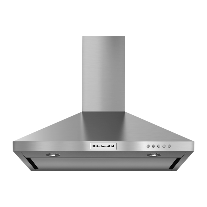 Hotte Cheminée 30 Po. 400 Pieds cubes par minute KitchenAid KVWB400DSS Inox Installation Encastrable  400 pieds cubes par minute