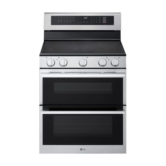 Cuisinière 30 Po. Induction LG LDEL7324YE  Inox 5 bruleurs     Capacité 3 pieds cubes   largeur 30 pouces