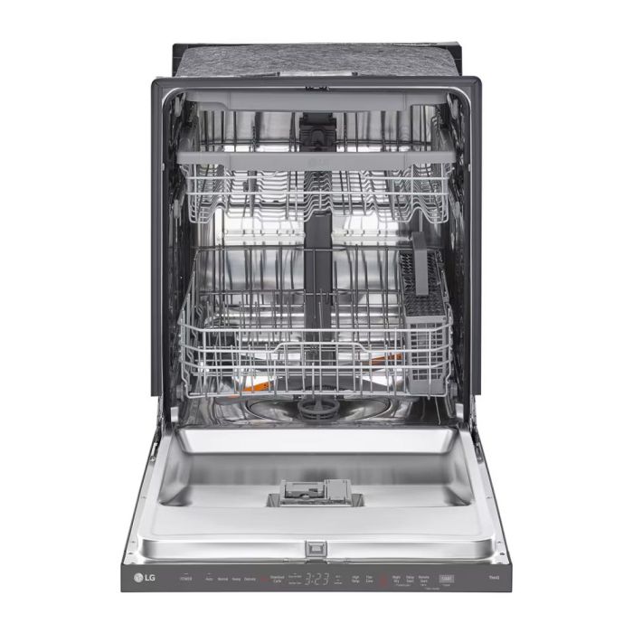 Lave-vaisselle LG LDNPM654D 42 dB 24 Po. Decibels 42   5 cycles Encastrable   largeur 24 pouces