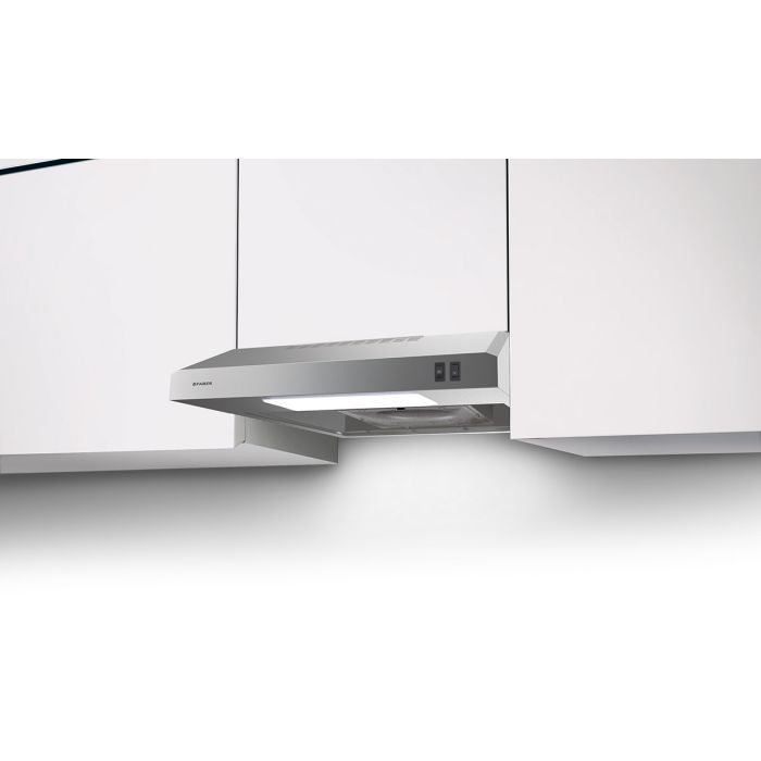 24 In. Under Cabinet Hood  200 Cubic feet per minute Faber LEVE24SS200 Stainless  Built-in  200 cubic feet per minute