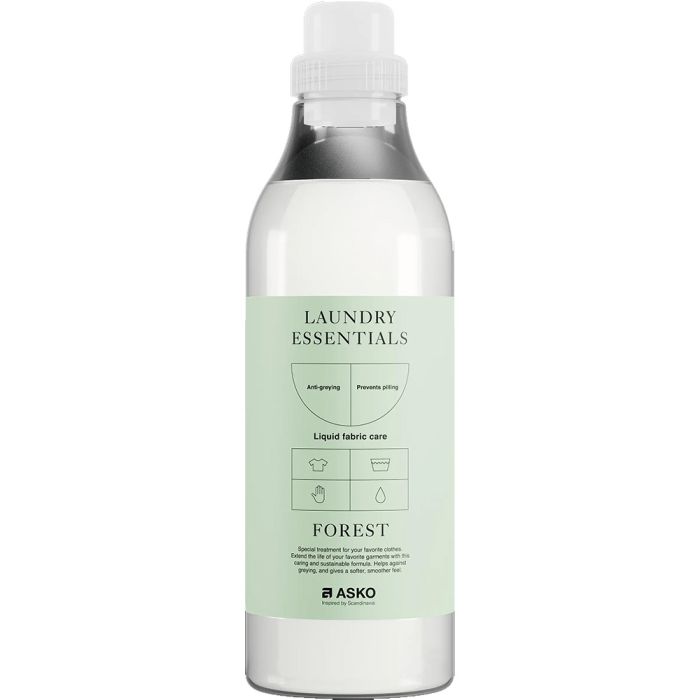 Asko Fabric care Liquid LF11 White in White showcased by Corbeil Appliances