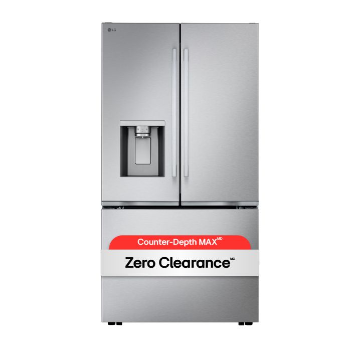 Refrigérateur LG LF24Z6530S Inox Portes françaises largeur 36 pouces Capacité 23.7 pieds cubes