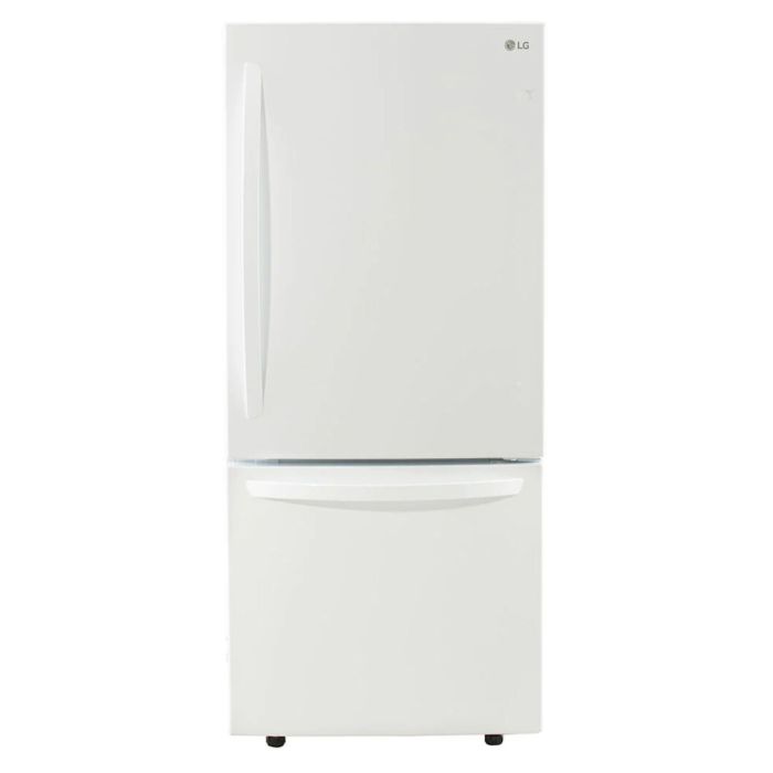 Refrigerator LG LRDNS2200W White  Capacity 22 cubic feet Bottom Freezer / Drawer   width 30 inches