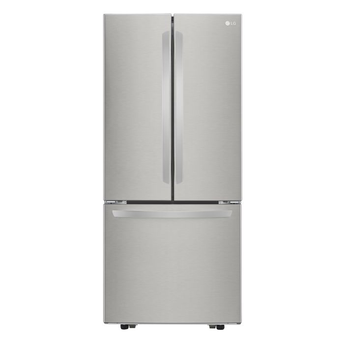 Refrigerator LG LRFNS2200S Stainless  Capacity 21.8 cubic feet French Door   width 30 inches
