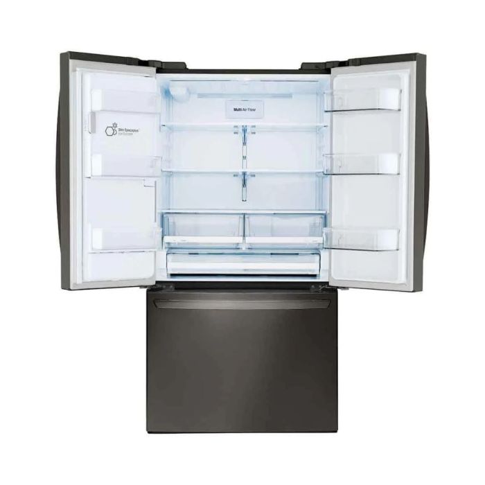 Refrigérateur LG LRFS28XBD Inox Noir Portes françaises largeur 36 pouces Capacité 27.7 pieds cubes