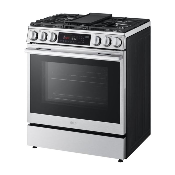 Cuisinière 30 Po. Gaz LG LSGL6335X  Inox 5 bruleurs     Capacité 6.3 pieds cubes 4200 Watts  largeur 30 pouces