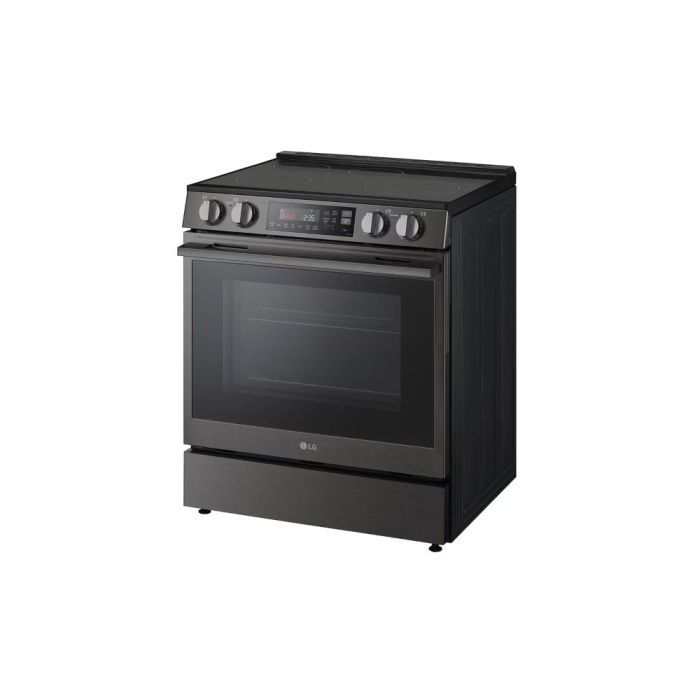 Cuisinière 30 Po. Induction LG LSIL6334ZE  Acier inoxydable noir 4 bruleurs     Capacité 6.3 pieds cubes   largeur 30 pouces