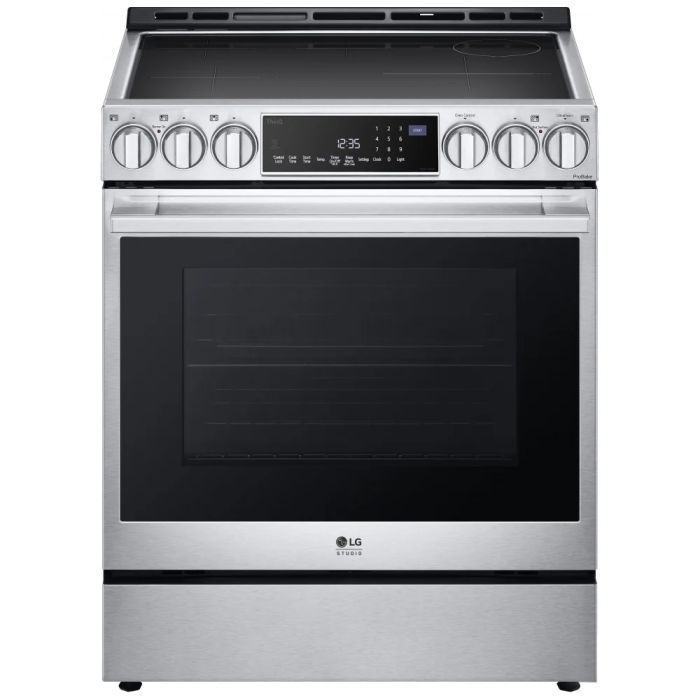 Cuisinière 30 Po. Induction LG LSIS6338F  Inox 5 bruleurs     Capacité 6.3 pieds cubes 2500W Watts  largeur 30 pouces