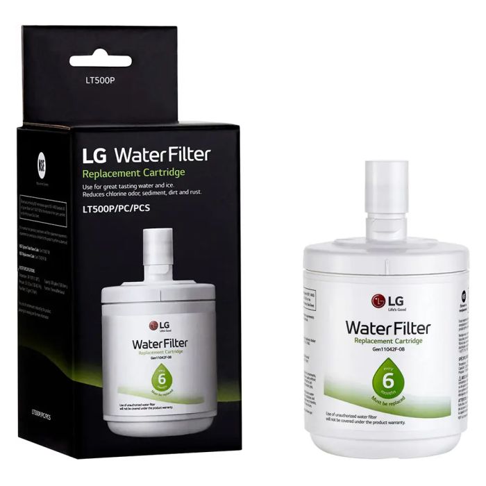LG Water filter LT500P White 3 in. in White showcased by Corbeil Appliances